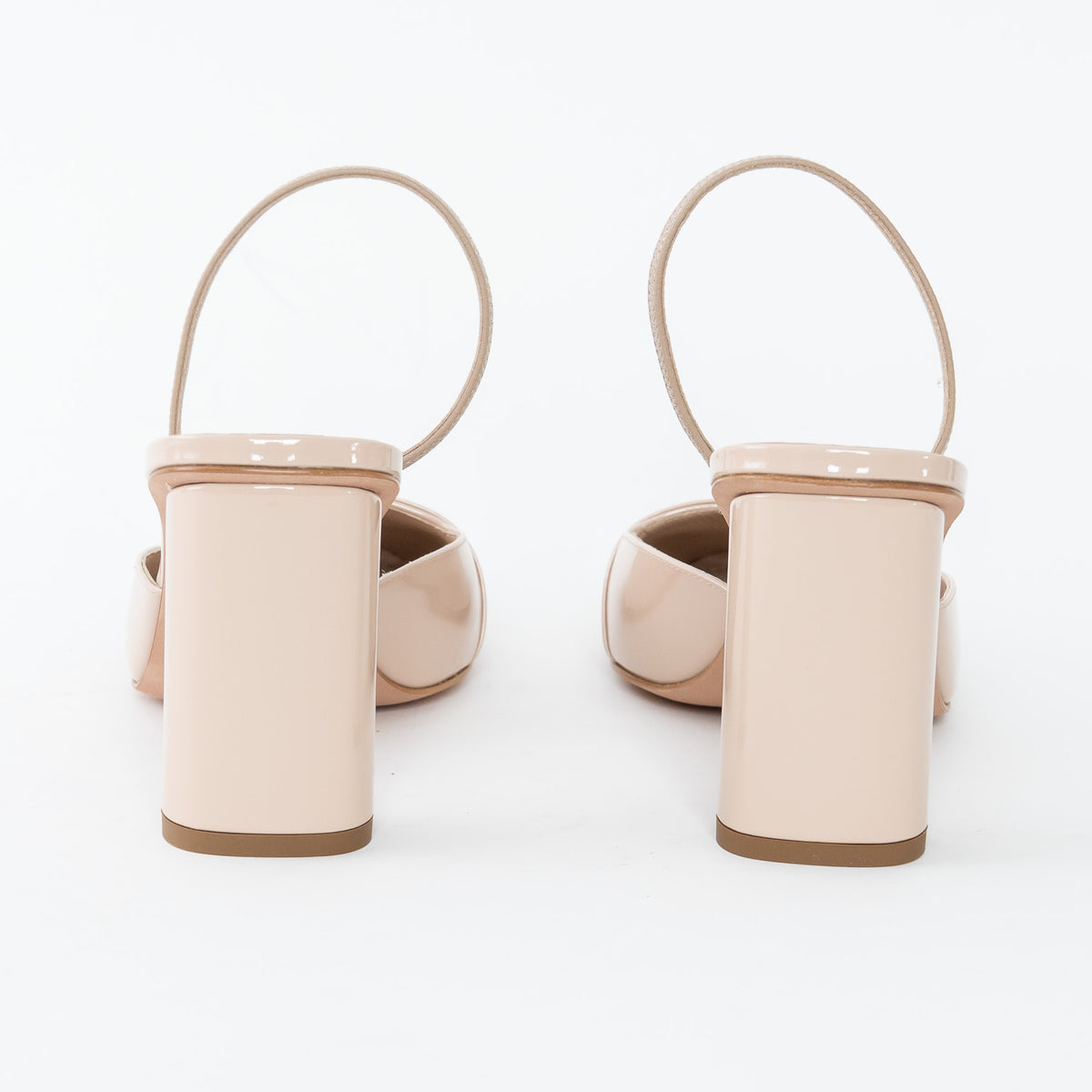 Dior Beige Patent Leather C'est Slingback Sandals Size 38/38.5