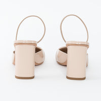 Dior Beige Patent Leather C'est Slingback Sandals Size 38/38.5