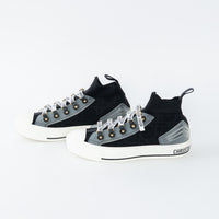 Dior Black Cotton Knit Walk'n'Dior Sneakers Size 37/38