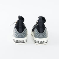 Dior Black Cotton Knit Walk'n'Dior Sneakers Size 37/38