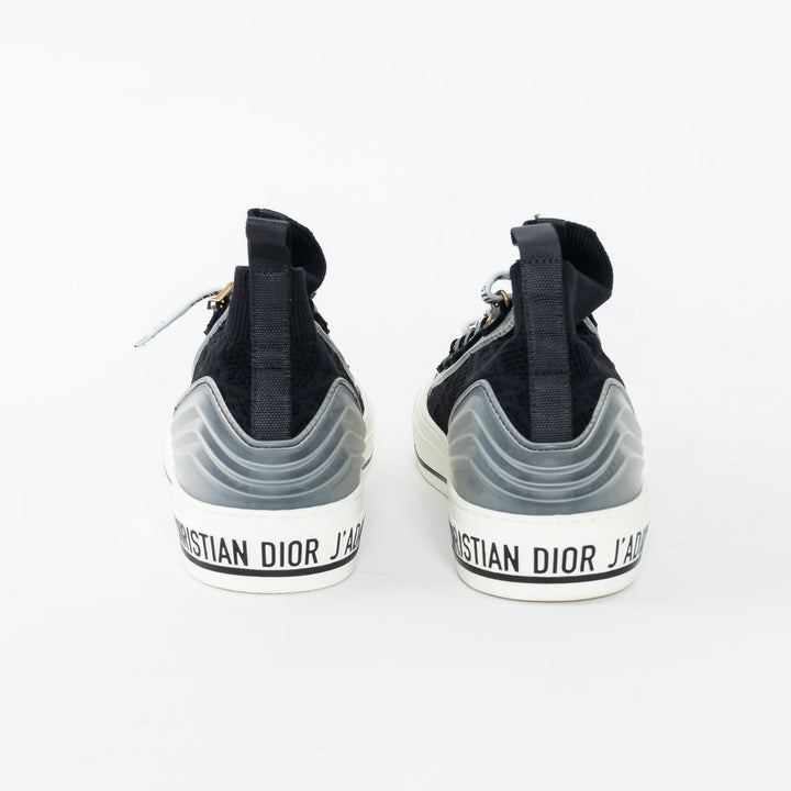 Dior Black Cotton Knit Walk'n'Dior Sneakers Size 37/38