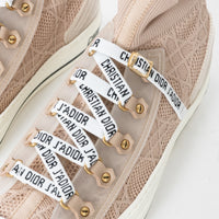 Dior Tan Cotton Knit Walk'n'Dior Sneakers Size 37/39