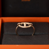 Hermes 18k Rose Gold Farandole Ring Size 53