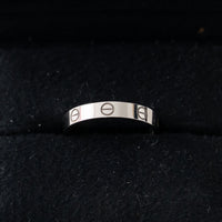 Cartier 18k White Gold Small Love Ring Size 57