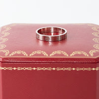 Cartier 18k White Gold Small Love Ring Size 57