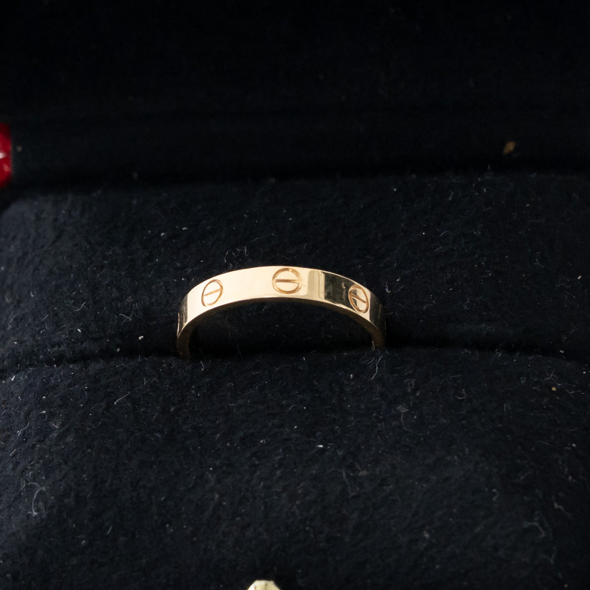 Cartier 18k Yellow Gold Small Love Ring Size 57