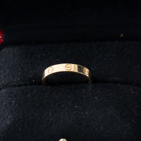 Cartier 18k Yellow Gold Small Love Ring Size 57