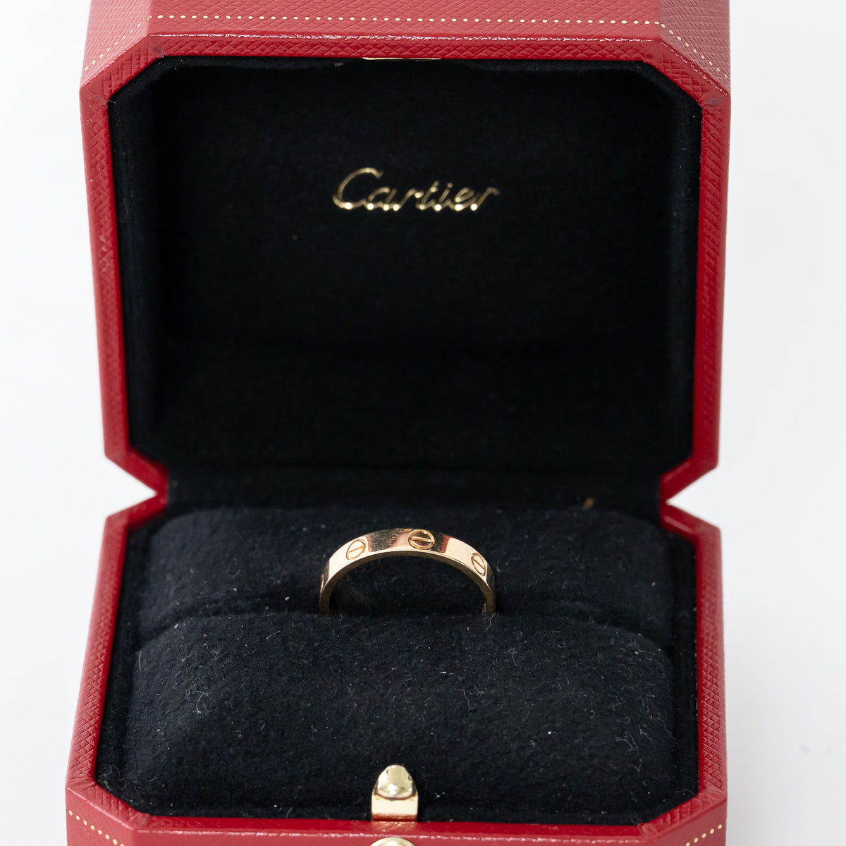 Cartier 18k Yellow Gold Small Love Ring Size 57