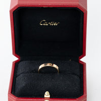 Cartier 18k Yellow Gold Small Love Ring Size 57