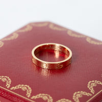 Cartier 18k Yellow Gold Small Love Ring Size 57