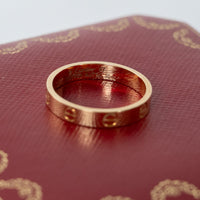 Cartier 18k Yellow Gold Small Love Ring Size 57