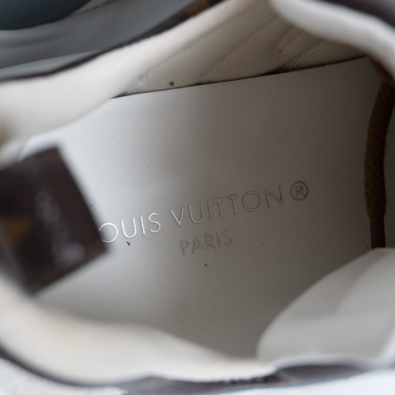 Louis Vuitton Leather and Monogram Canvas Arclight Sneakers Size 38