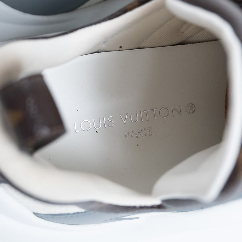Louis Vuitton Leather and Monogram Canvas Arclight Sneakers Size 38