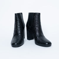 Saint Laurent Black Chelsea Boots with Block Heel Size 38