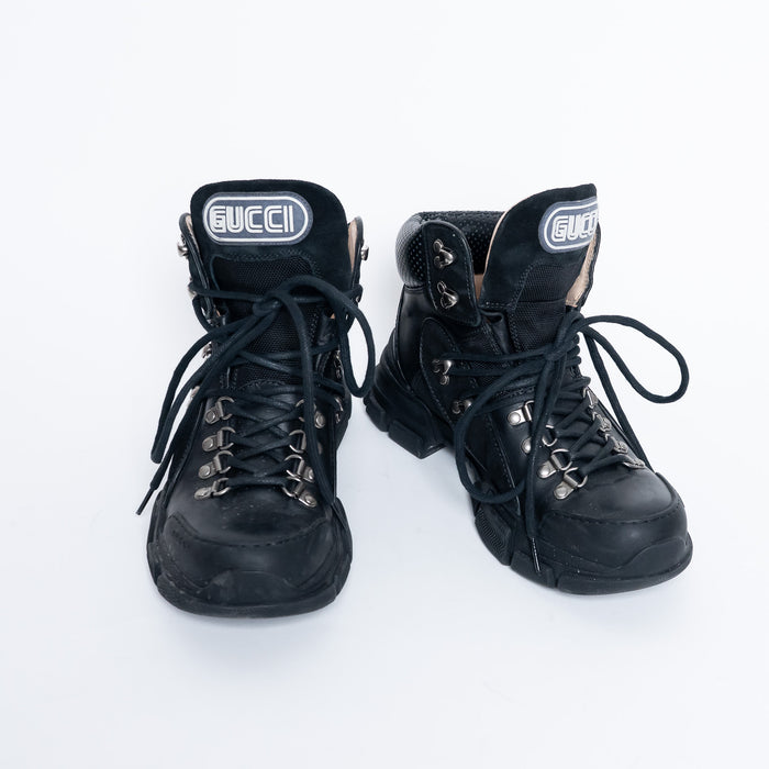 Gucci Black Chunky Winter Boots Size 39