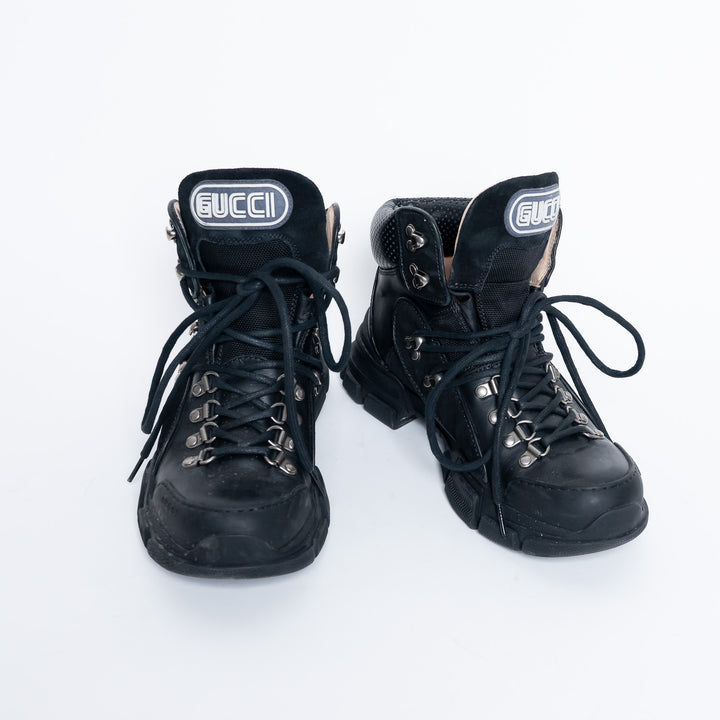 Gucci Black Chunky Winter Boots Size 39