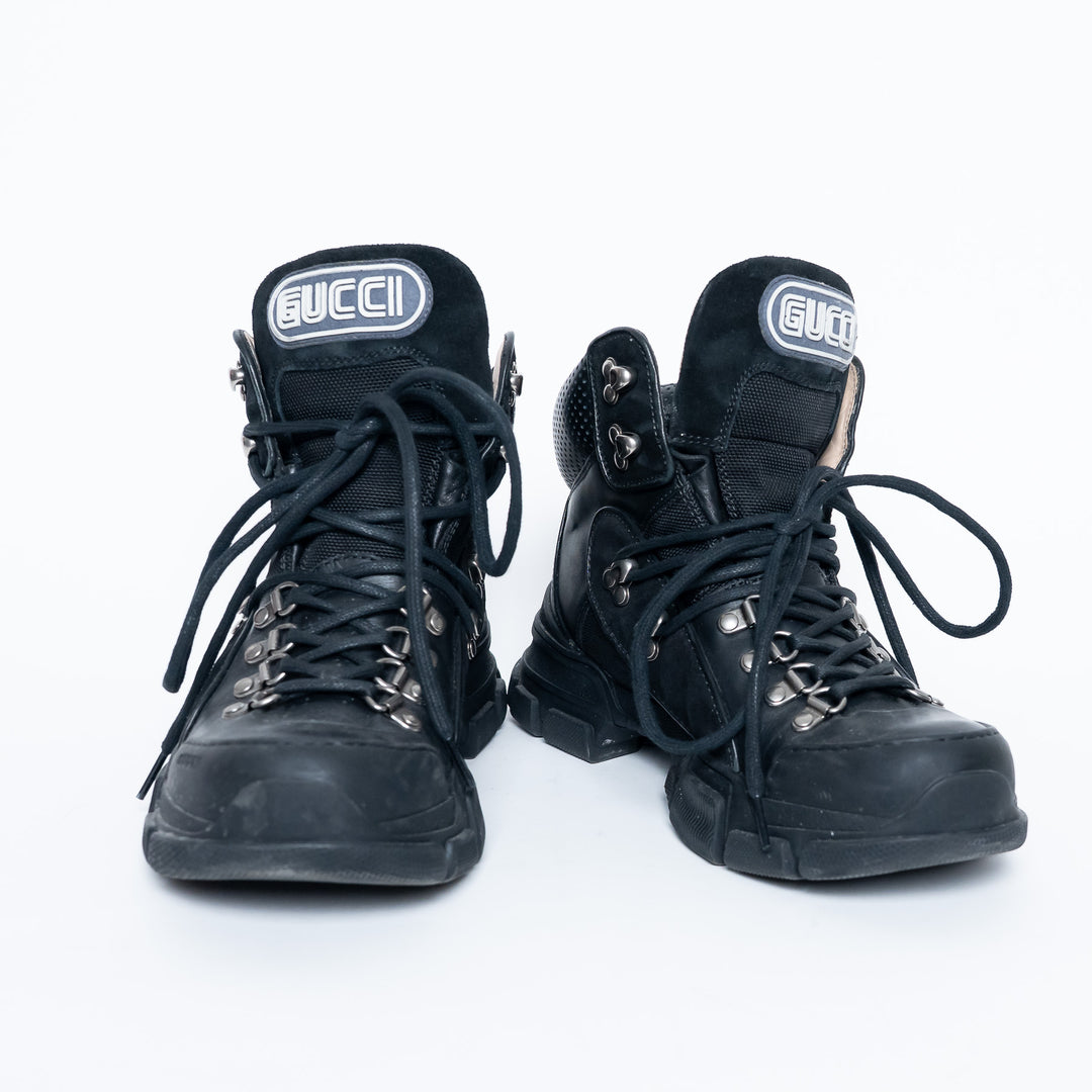 Gucci Black Chunky Winter Boots Size 39