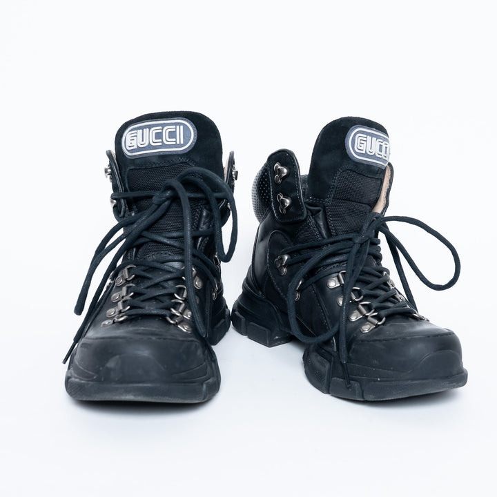 Gucci Black Chunky Winter Boots Size 39