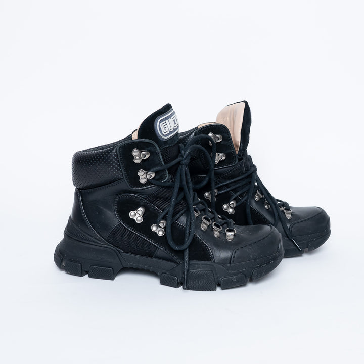 Gucci Black Chunky Winter Boots Size 39