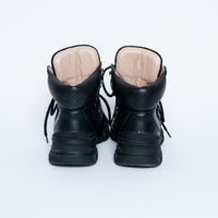 Gucci Black Chunky Winter Boots Size 39