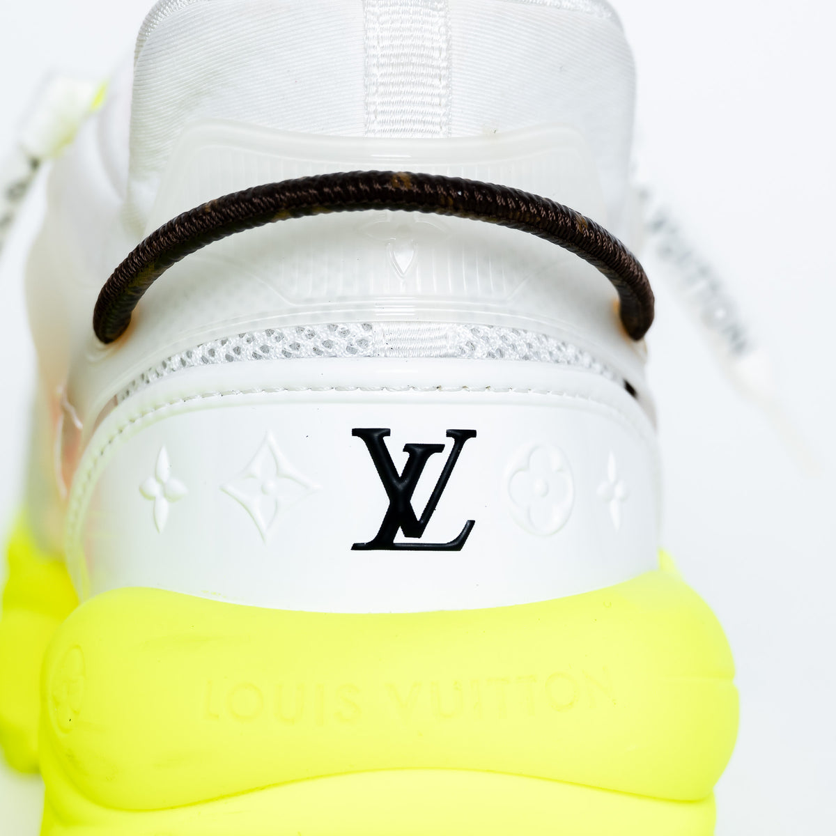 Louis Vuitton Bold Neon Technical Fabric Sneakers Size 38