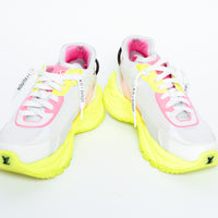 Louis Vuitton Bold Neon Technical Fabric Sneakers Size 38