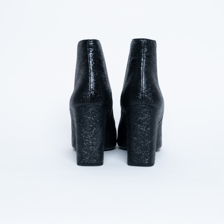 Saint Laurent Black Chelsea Boots with Block Heel Size 38