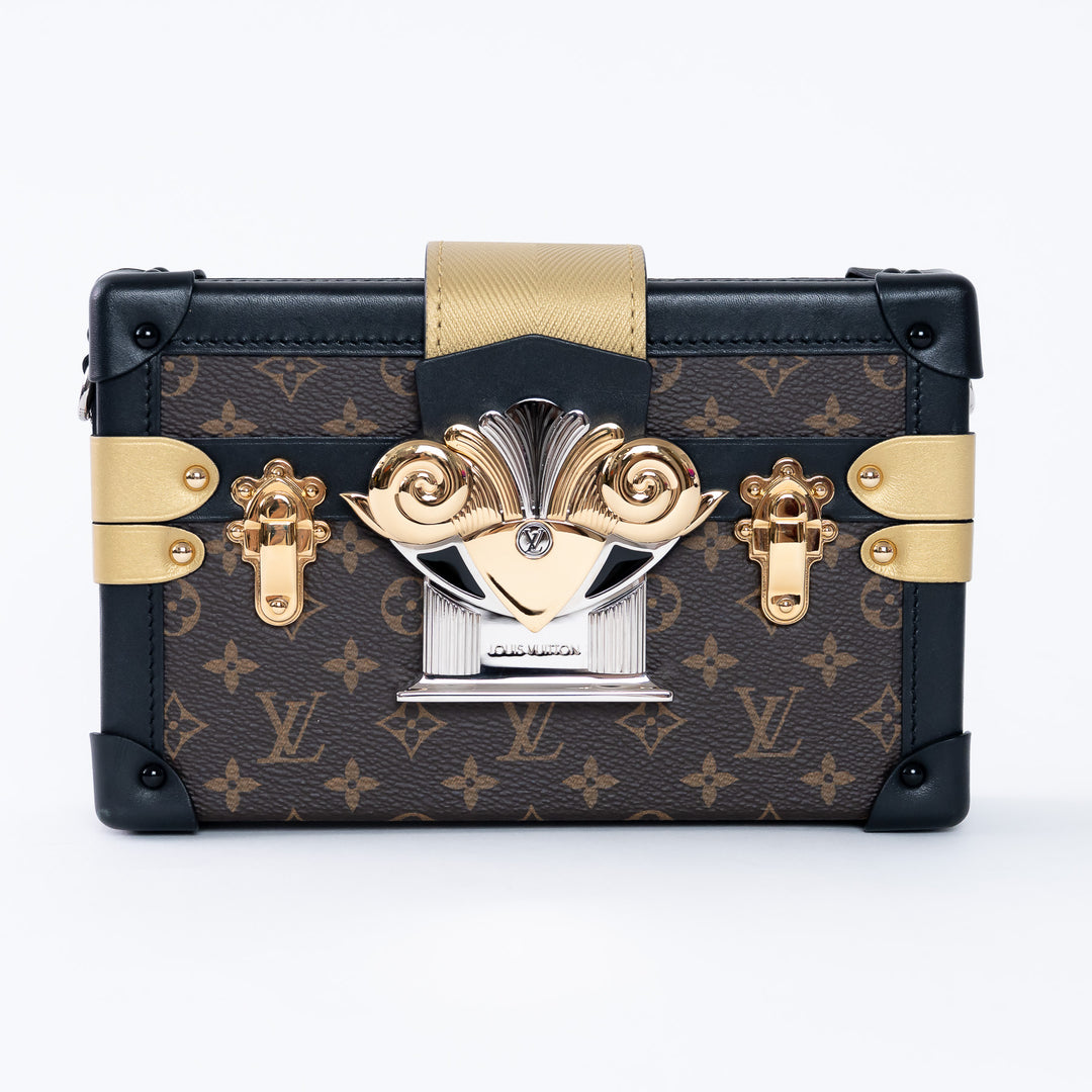 Louis Vuitton Limited Edition Monogram Petite Malle Handbag