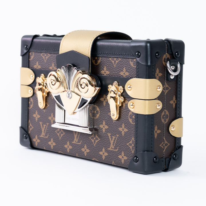 Louis Vuitton Limited Edition Monogram Petite Malle Handbag