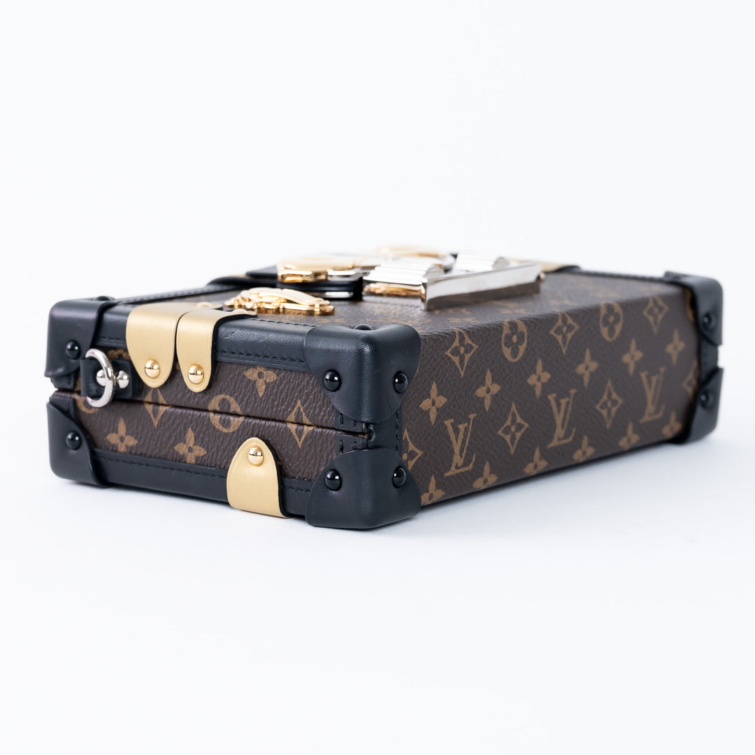 Louis Vuitton Limited Edition Monogram Petite Malle Handbag