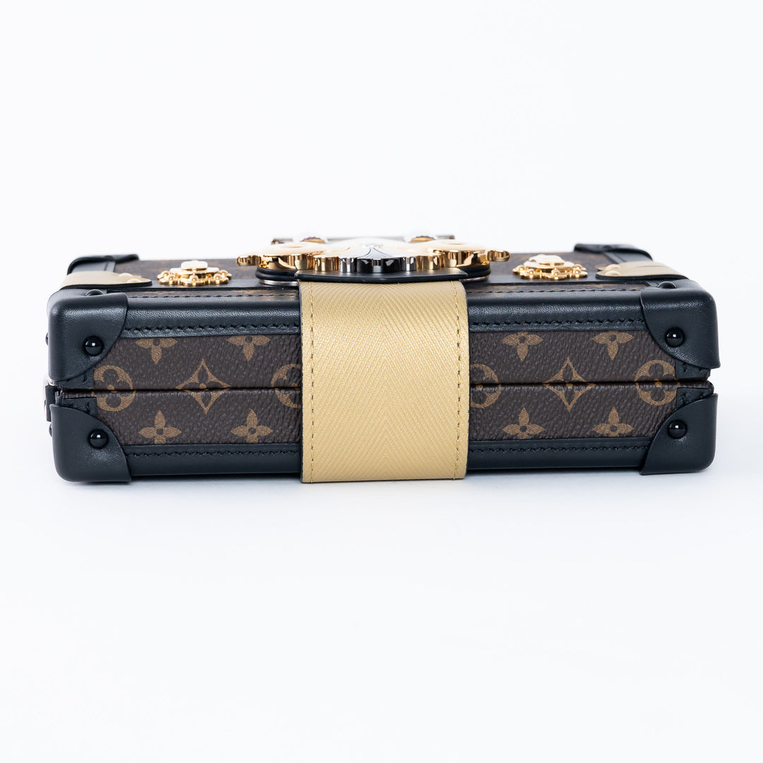 Louis Vuitton Limited Edition Monogram Petite Malle Handbag