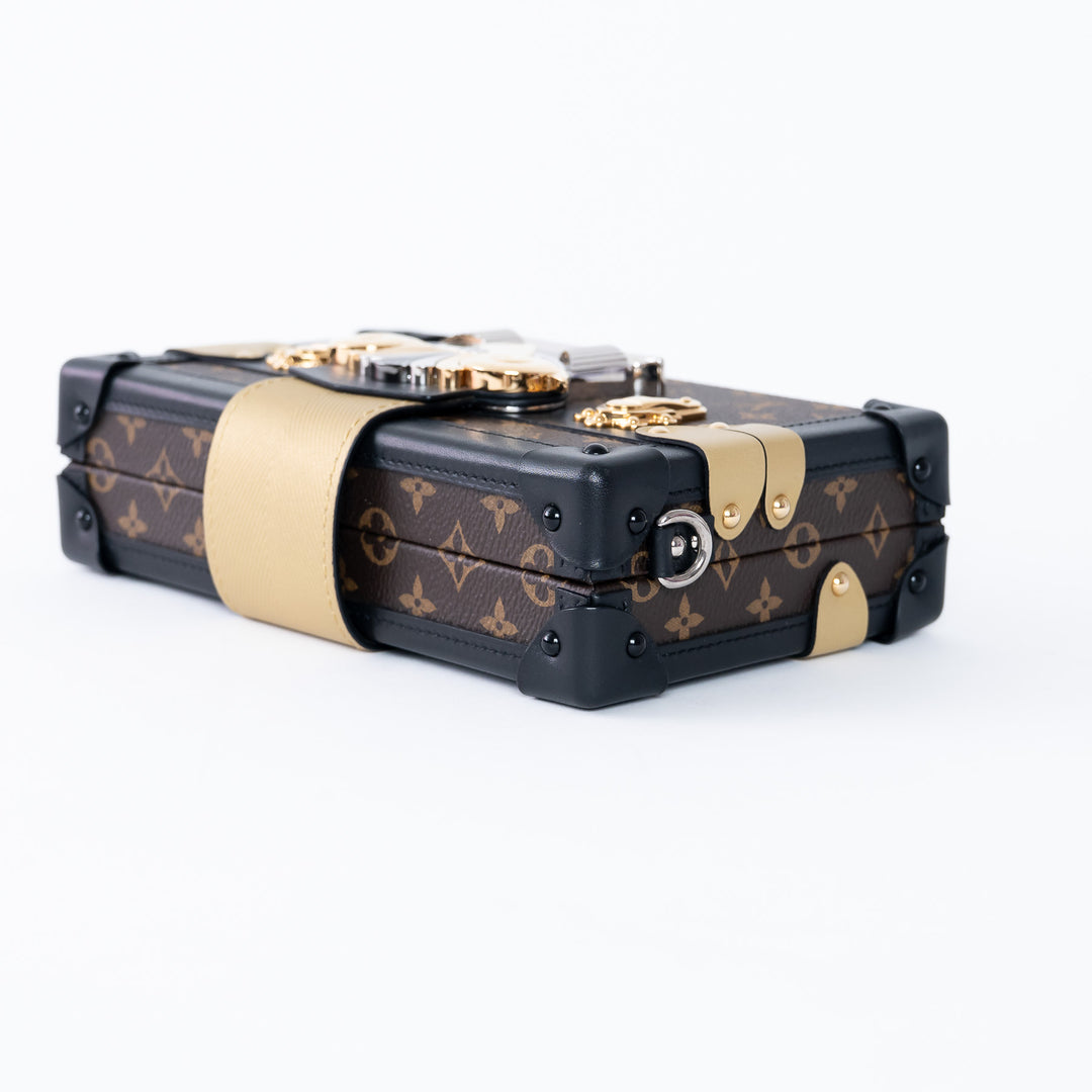 Louis Vuitton Limited Edition Monogram Petite Malle Handbag