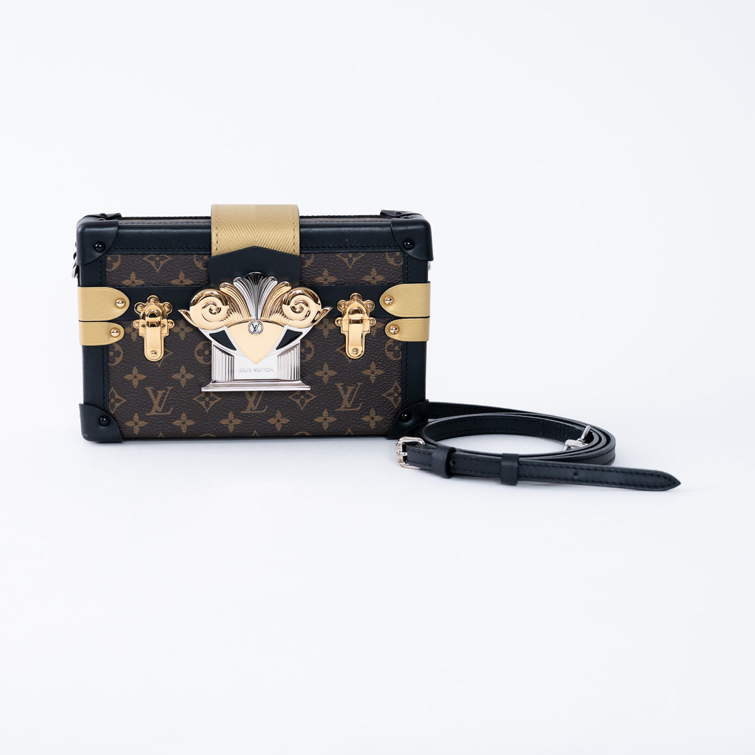 Louis Vuitton Limited Edition Monogram Petite Malle Handbag