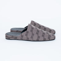 Balenciaga "Cosy" Monogram Canvas Mules Size 38