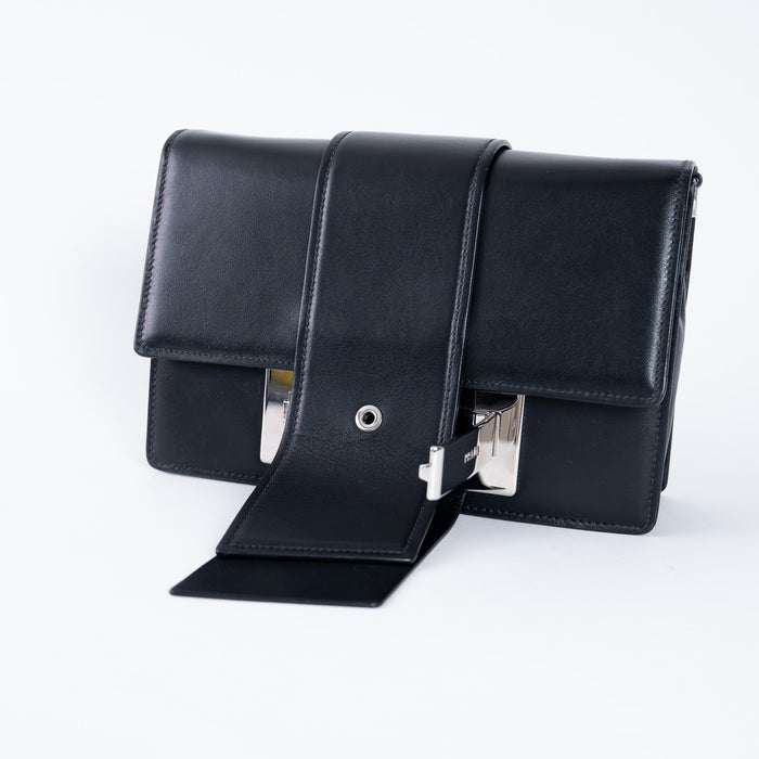 Prada Black Calfskin Ribbon Bag