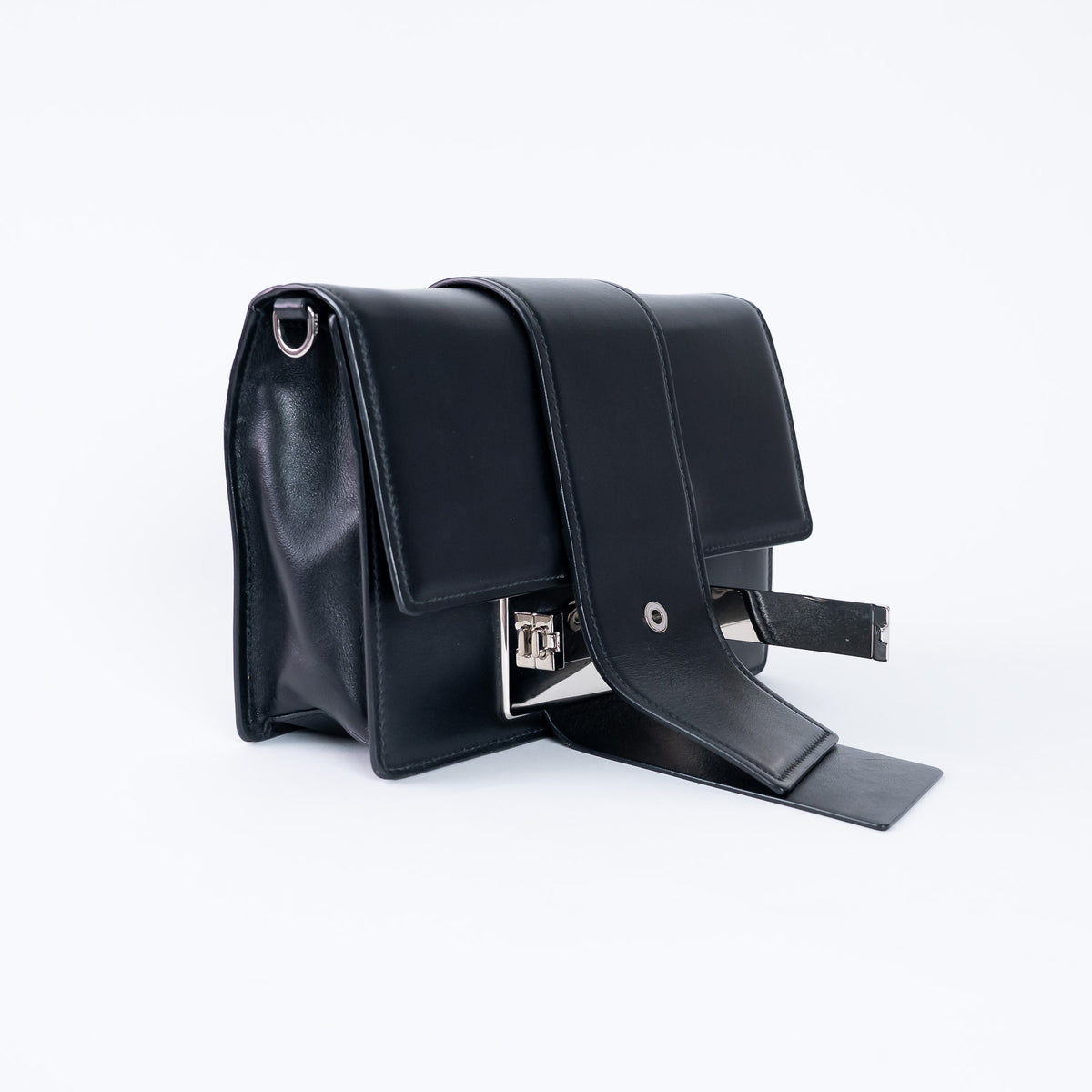 Prada Black Calfskin Ribbon Bag