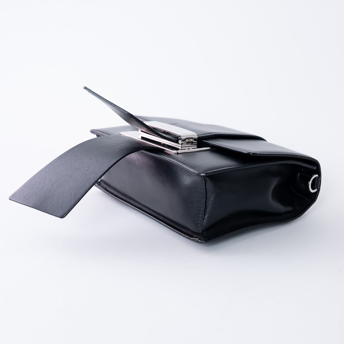 Prada Black Calfskin Ribbon Bag