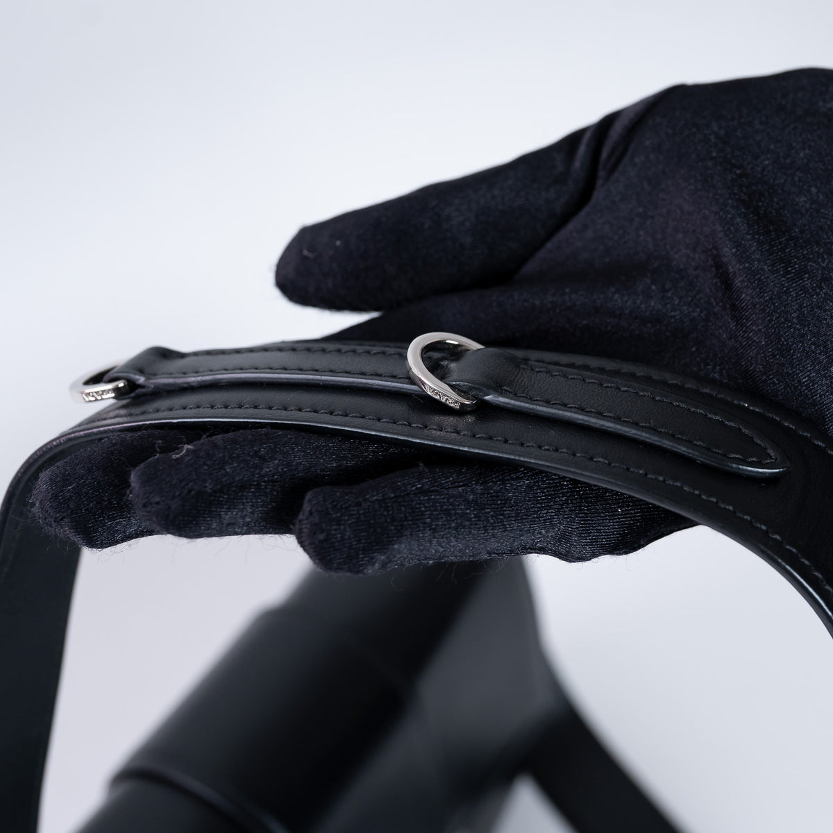 Prada Black Calfskin Ribbon Bag