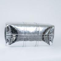 Louis Vuitton Metallic Silver Mirror Effect Bandouliere Keepall 50