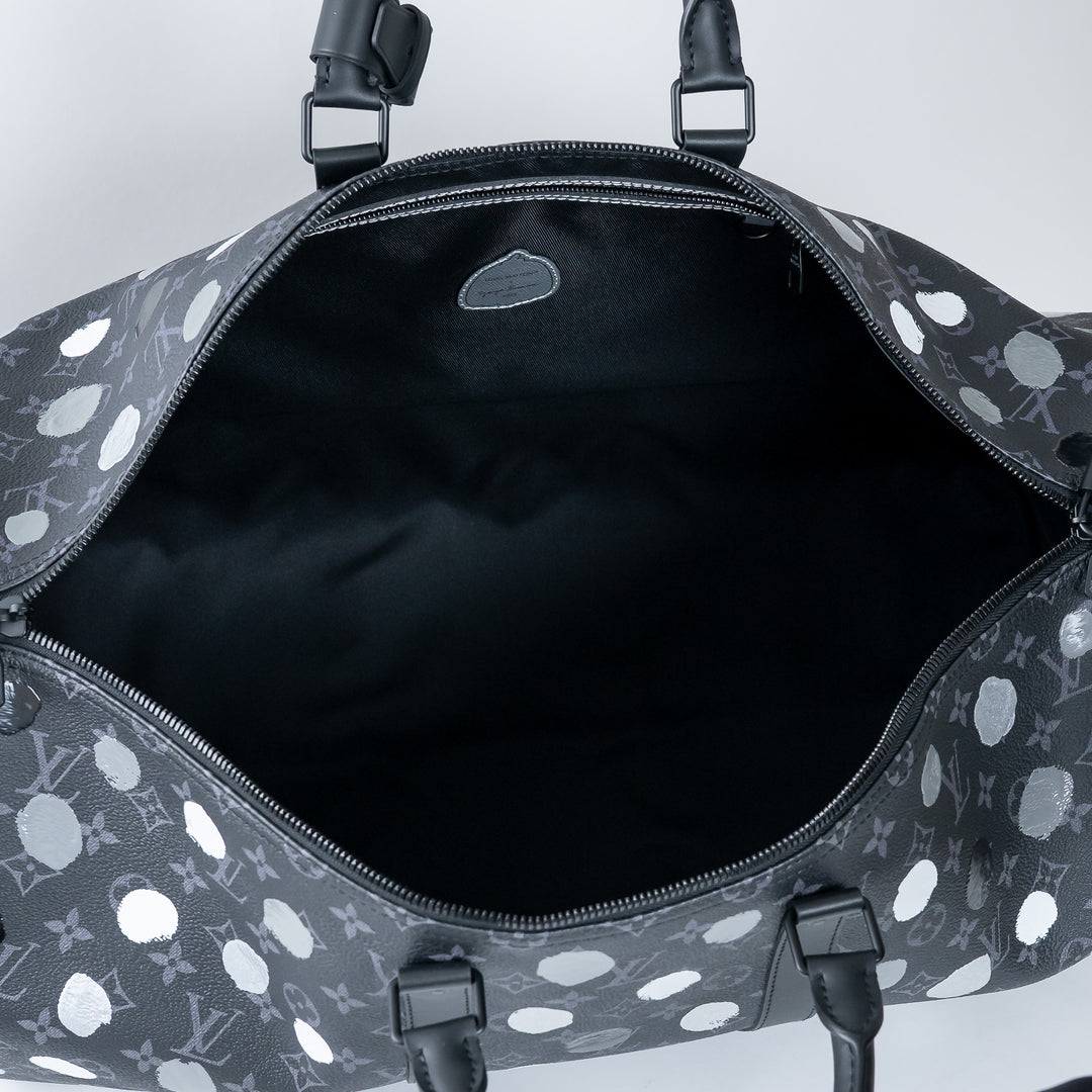 Louis Vuitton x Yayoi Kusama Monogram Eclipse Bandouliere Keepall 60