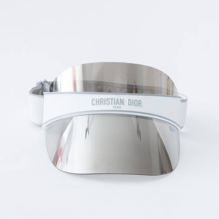 Dior Silver Mirror Effect Visor