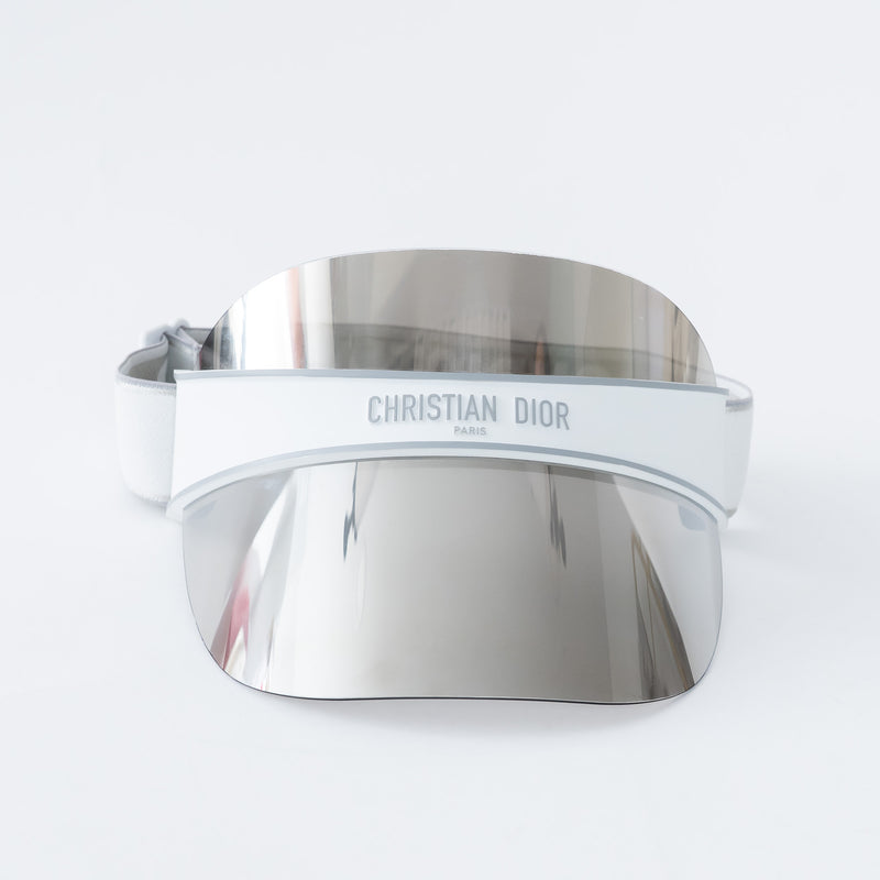 Dior Silver Mirror Effect Visor