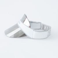 Dior Silver Mirror Effect Visor