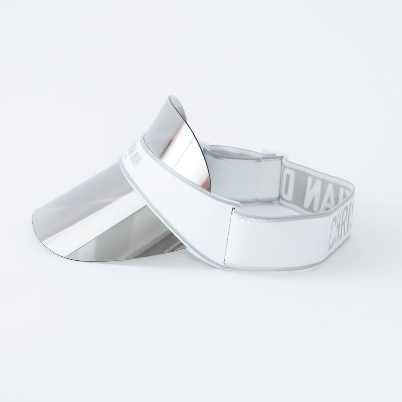 Dior Silver Mirror Effect Visor