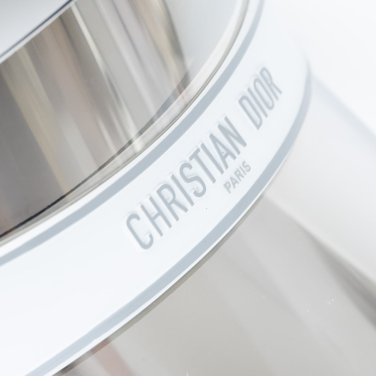 Dior Silver Mirror Effect Visor