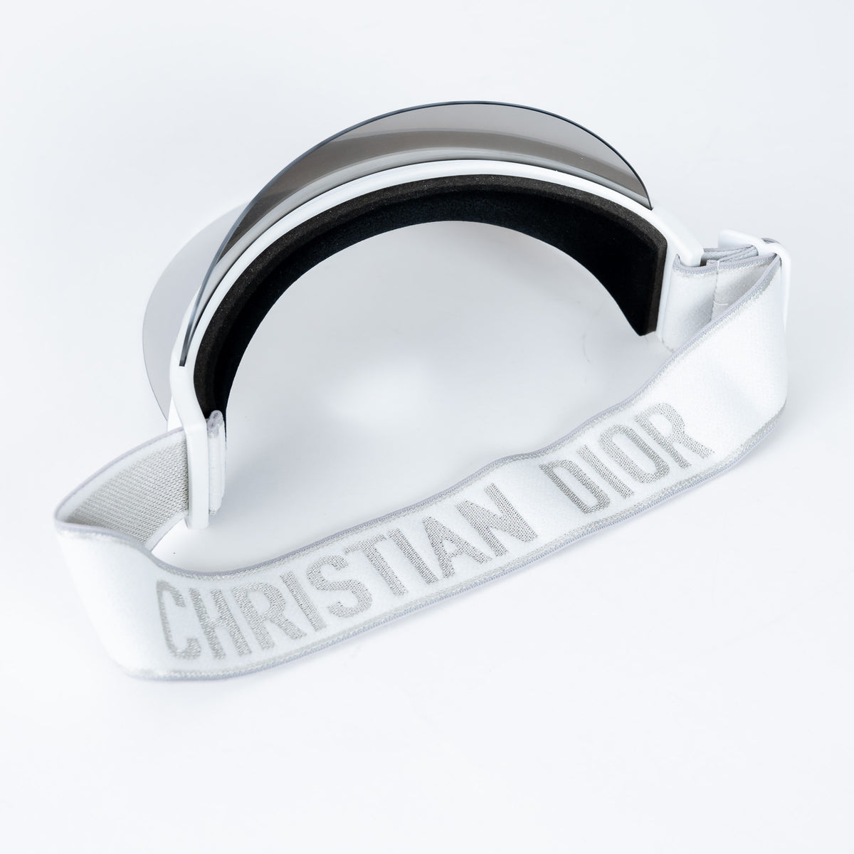 Dior Silver Mirror Effect Visor
