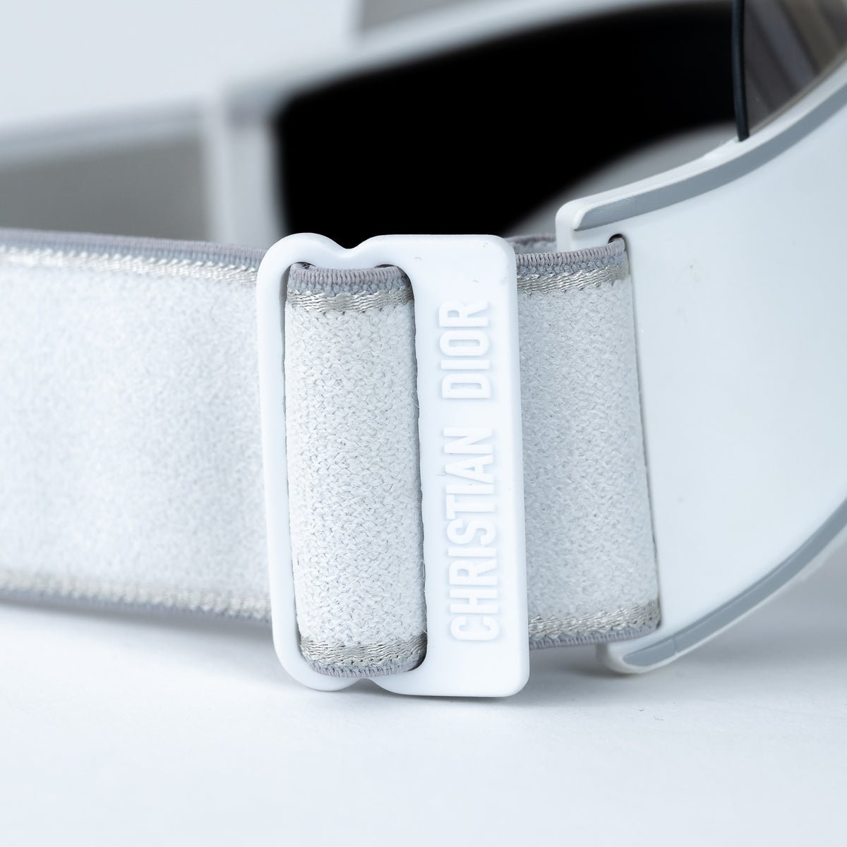 Dior Silver Mirror Effect Visor