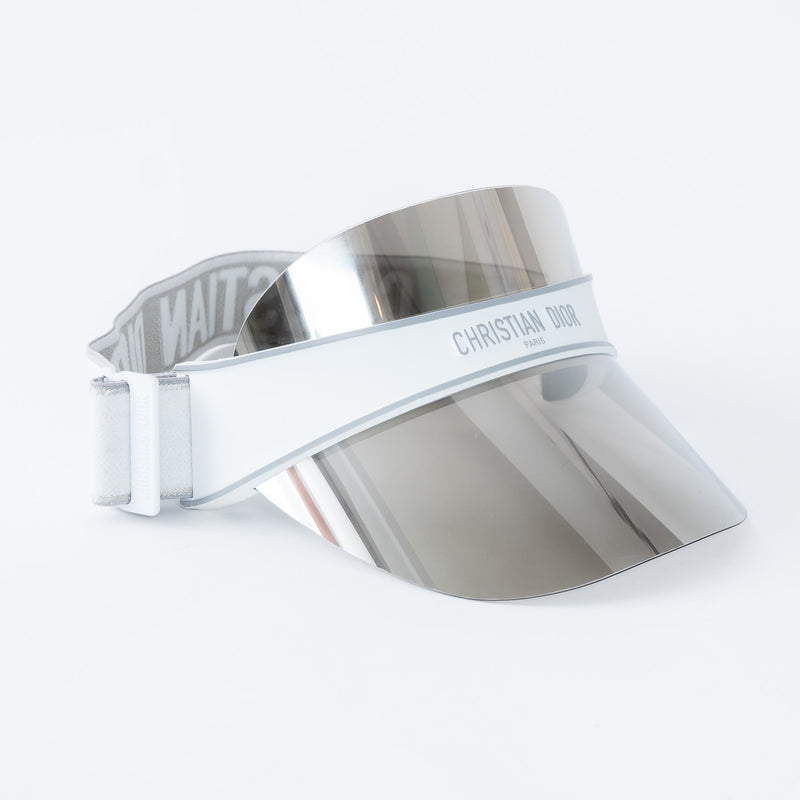 Dior Silver Mirror Effect Visor