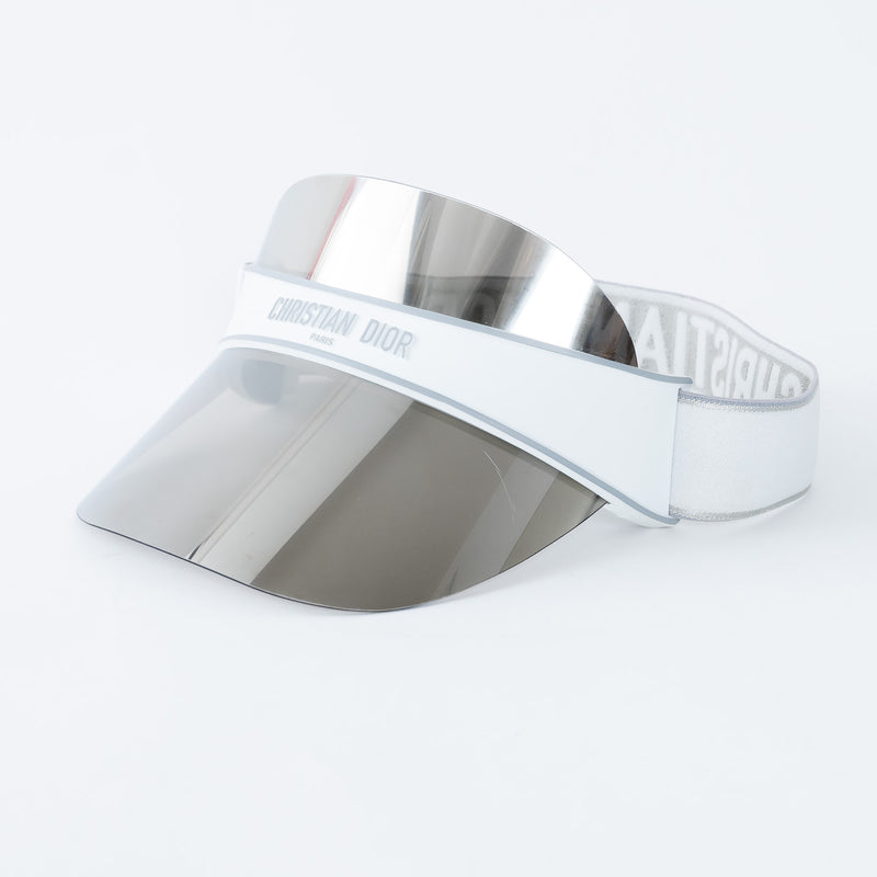 Dior Silver Mirror Effect Visor