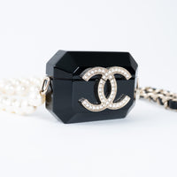 Pre-Loved Chanel™ Resin Tech Case with Embellished CC Logo